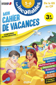 Cahier de vacances 2025 - Les incollables - Grande Section au CP