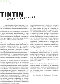 Tintin c'est l'aventure n°3 - Montagne: Montagne sacrée