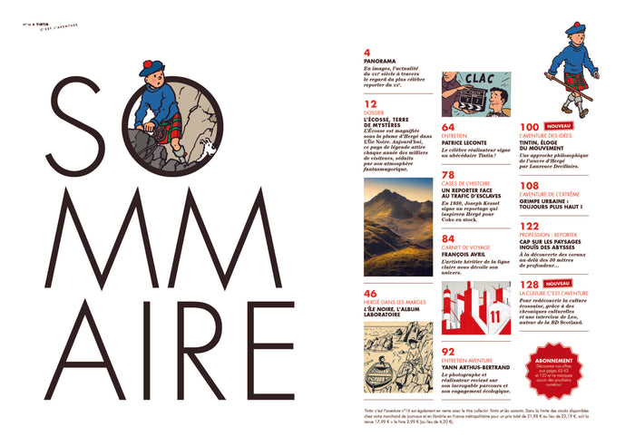 Tintin c'est l'aventure n°16 -  Écosse, terre de mystères