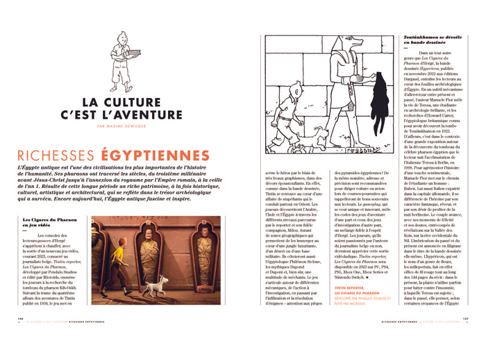 Tintin c'est l'aventure n°17 - Égypte, trésors enfouis