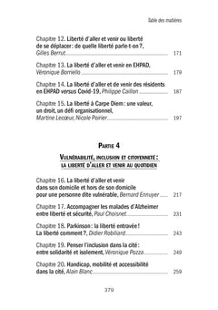 La liberté d'aller et venir dans le soin et l'accompagnement
