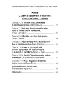 La liberté d'aller et venir dans le soin et l'accompagnement