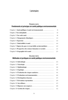 Environnement et santé publique