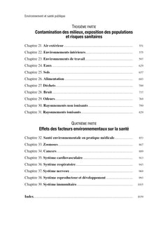 Environnement et santé publique