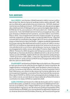 Le métier de directeur d'établissement sanitaire, social et médico-social