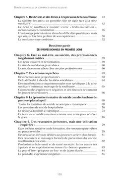 Derrière les masques, la souffrance mentale des jeunes