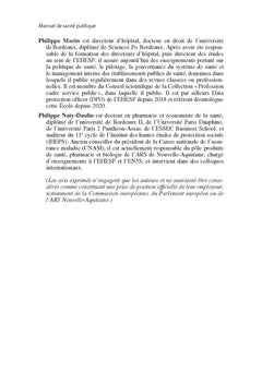 Manuel de santé publique