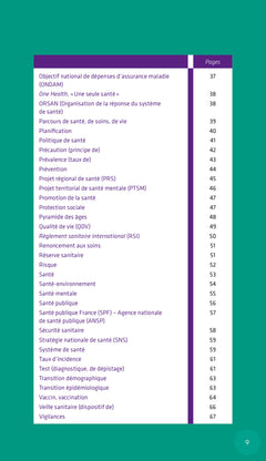Glossaire de Santé publique