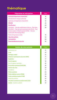 Glossaire de veille et sécurité sanitaire