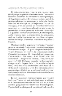 Alcool: Santé, prévention, marketing et lobbying