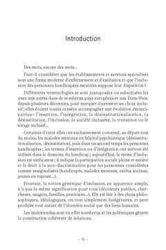 Inclusion et handicap mental et psychique