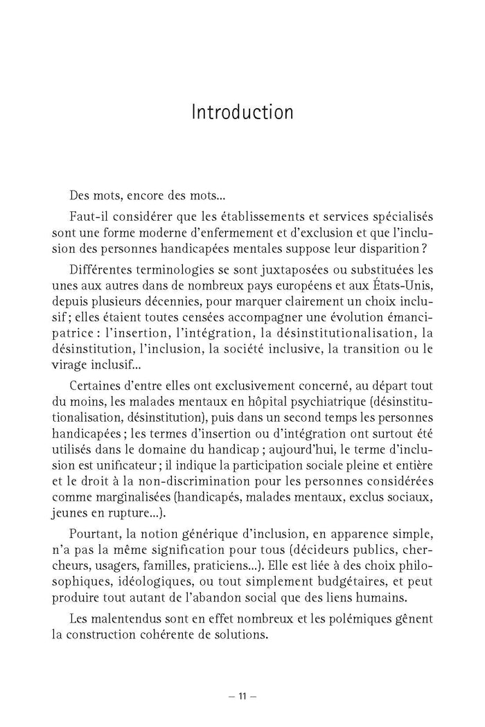 Inclusion et handicap mental et psychique