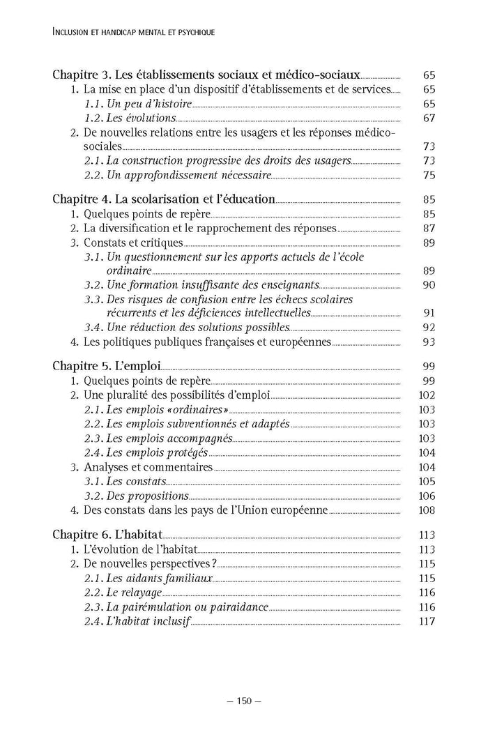 Inclusion et handicap mental et psychique