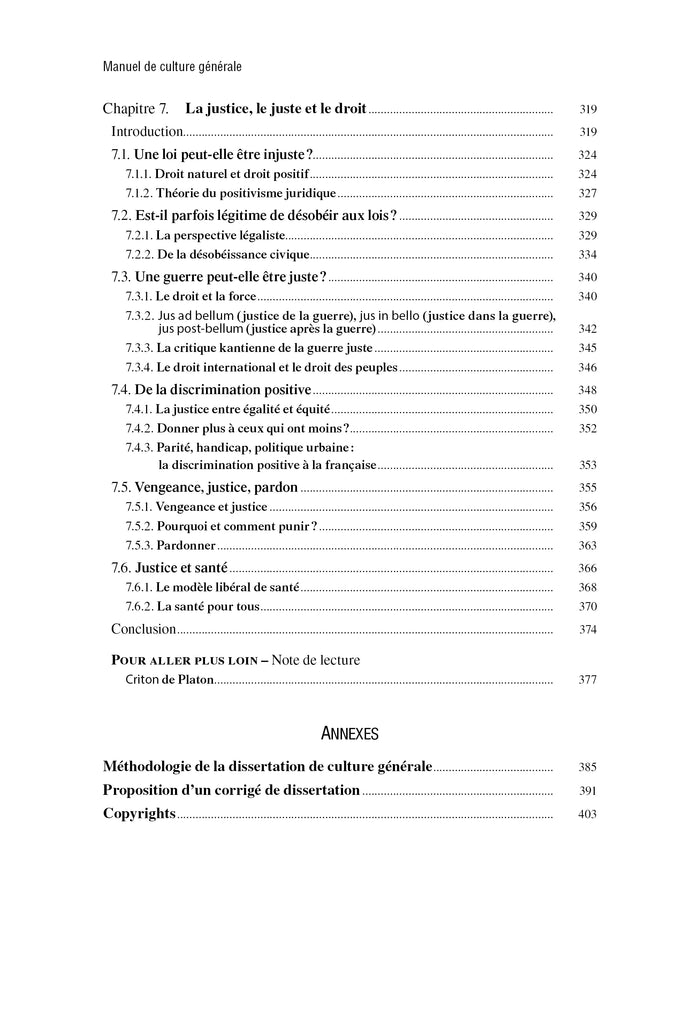 Manuel de culture générale