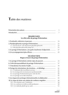 Le partage d'informations sociales