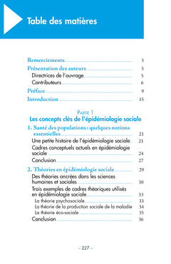 L'épidémiologie sociale