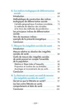 L'épidémiologie sociale