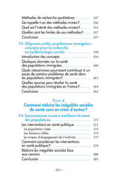 L'épidémiologie sociale