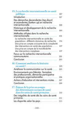 L'épidémiologie sociale