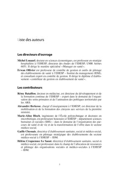 Le management en santé