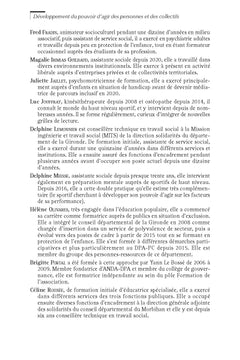 Développement du pouvoir d'agir des personnes et des collectifs