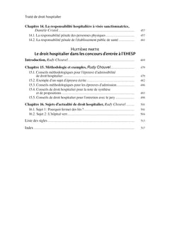 Traité de droit hospitalier