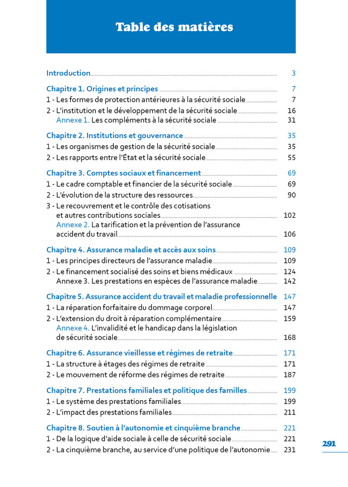 Le droit de la sécurité sociale