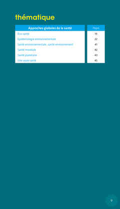 Glossaire de santé environnementale