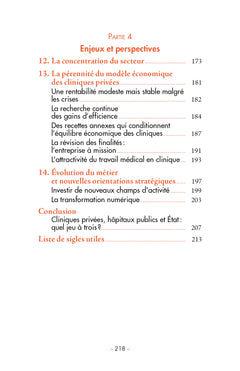 Les cliniques privées