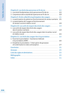 Les droits des usagers dans les secteurs sanitaires, social et médicosocial