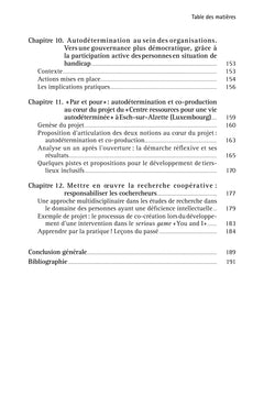 Autodétermination et pouvoir d'agir dans le monde du handicap