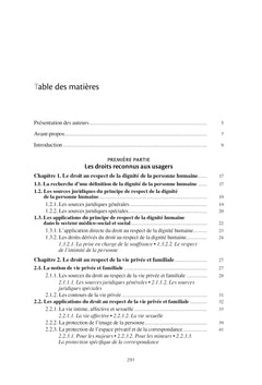 Le droit des usagers dans les établissements et services sociaux et médico-sociaux