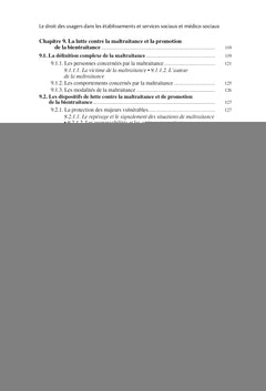 Le droit des usagers dans les établissements et services sociaux et médico-sociaux
