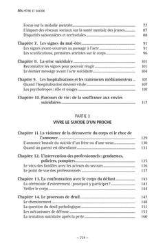 Mal-être et suicide