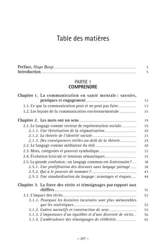 Communiquer en santé mentale