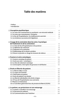 Soins sans consentement en psychiatrie