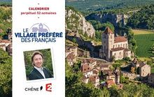 Calendrier perpétuel 52 semaines Le village préféré des français