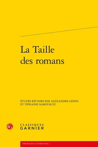 La taille des romans