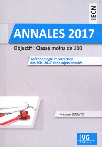 Annales iECN 2017: Objectif : classé moins de 100