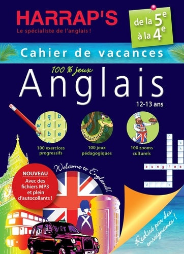 Cahier de vacances Anglais 5ème