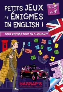 Harrap Petits Jeux et Petites Enigmes 100 % British 5-4 - Cahier de vacances