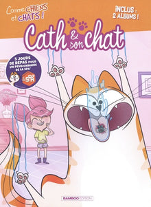 Cath et son chat - tome 01 / Les Chiens en BD - tome 01 - écrin