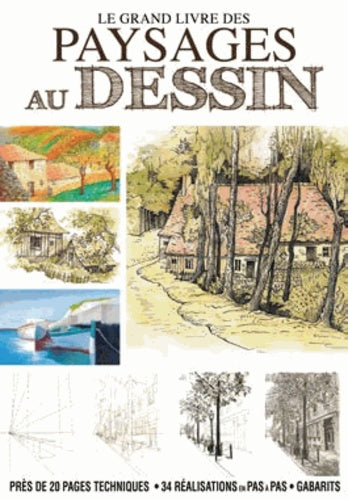 Grand livre des paysages au dessin