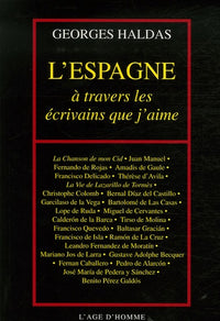 L'Espagne par les écrivains que j'aime