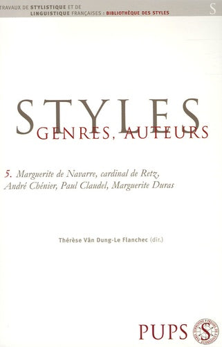Styles, genres, auteurs: Tome 5