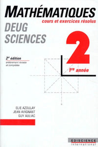 Mathématiques, DEUG sciences 1re année, tome 2