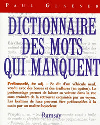 Le dictionnaire des mots qui manquent