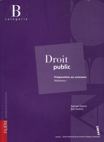 Droit public: Préparation au concours Rédacteur Catégorie B