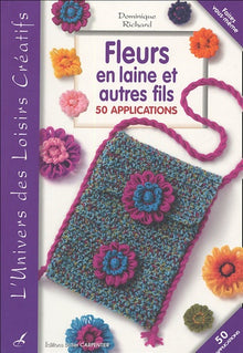 Fleurs en laine et autres fils