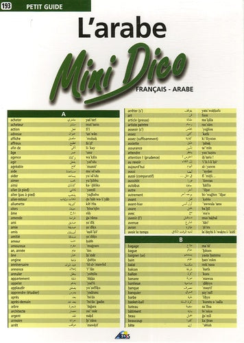 L'arabe : Mini Dico français-arabe